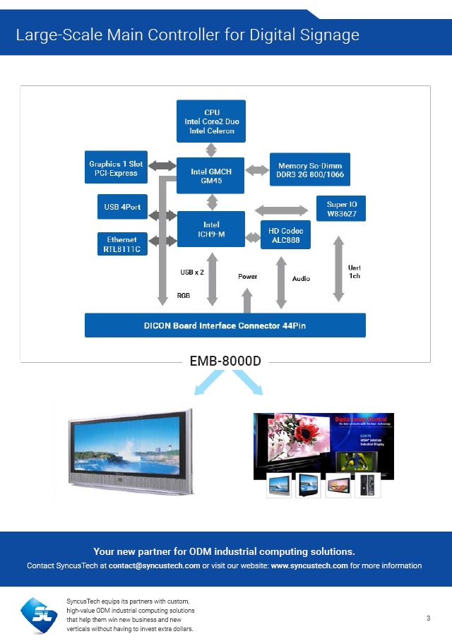 Dicon Case Study_Digital Signage Motherboard and System